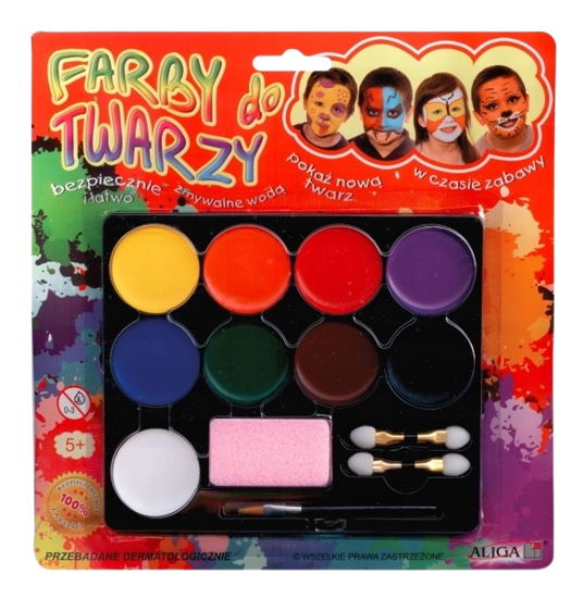 Barvy na obličej 