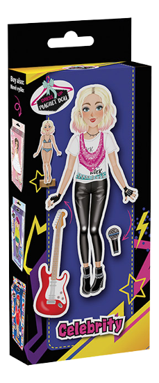 Magnetické panenky Celebrity