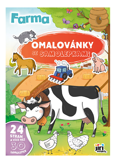 Omalovánky se samolepkami 