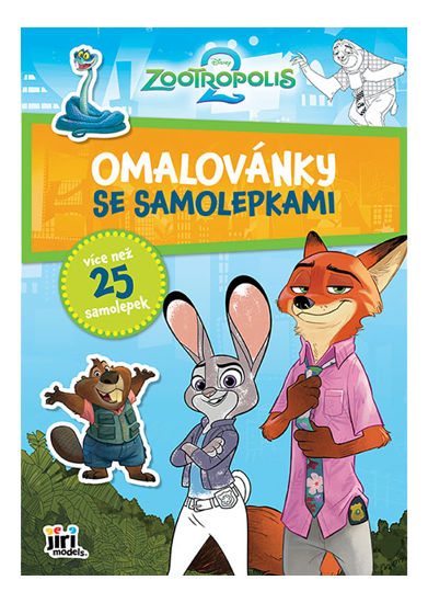 Omalovánky se samolepkami  