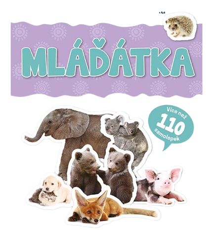 Poznávací samolepková knížka mláďátka