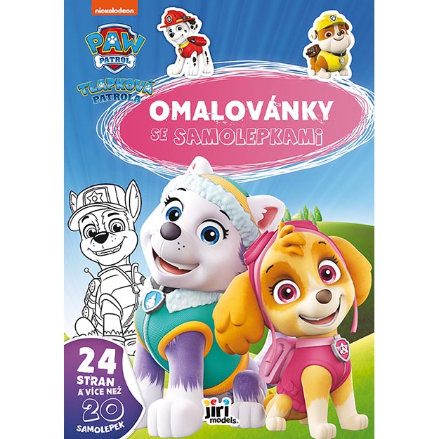 Omalovánky se samolepkami
