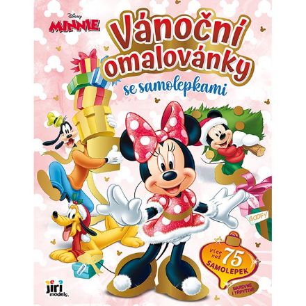Vánoční omalovánky se samolepkami
