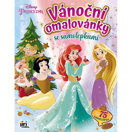 Vánoční omalovánky se samolepkami