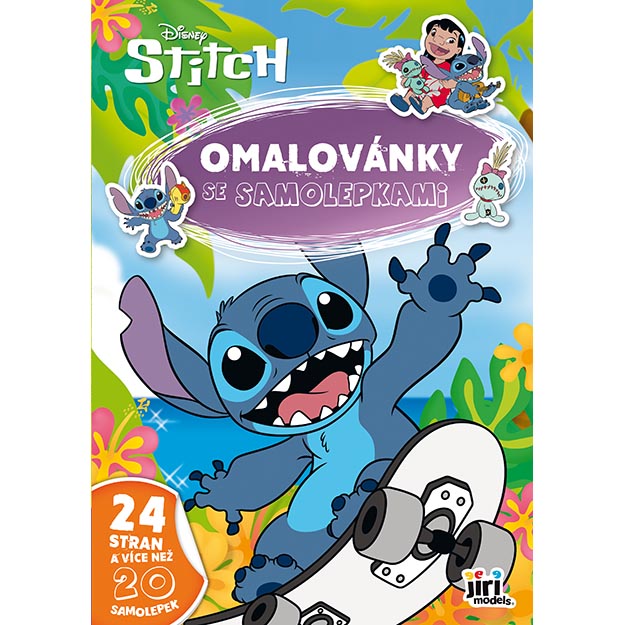 Omalovánky se samolepkami