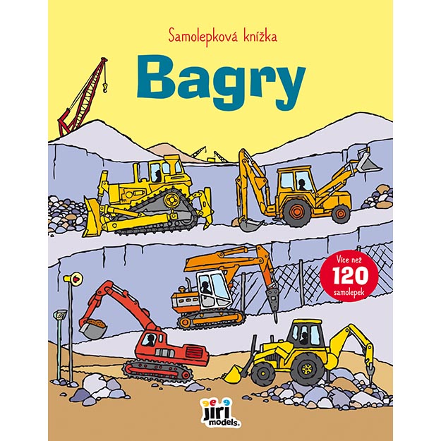 Samolepková knížka  Bagry
