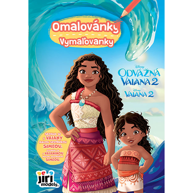 Omalovánky Vaiana A5