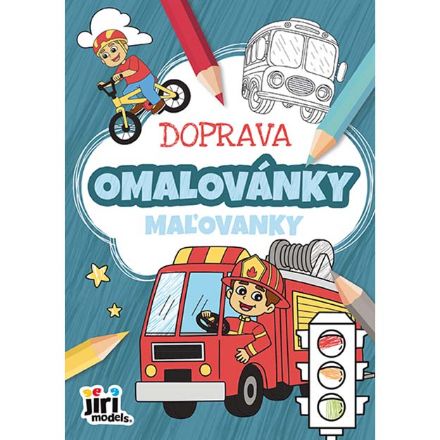 Doprava omalovánky A5