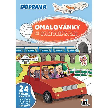 Omalovánky se samolepkami