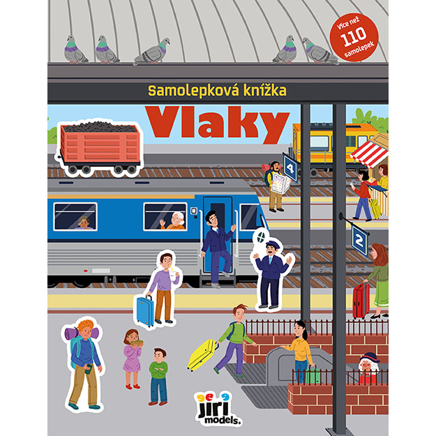 Samolepková knížka  Vlaky