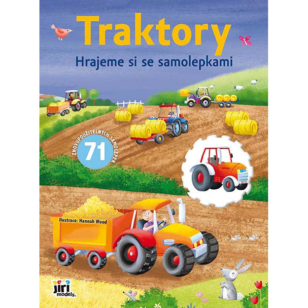 Hrajeme si se samolepkami traktory