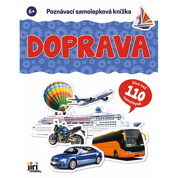 Poznávací samolepková knížka doprava