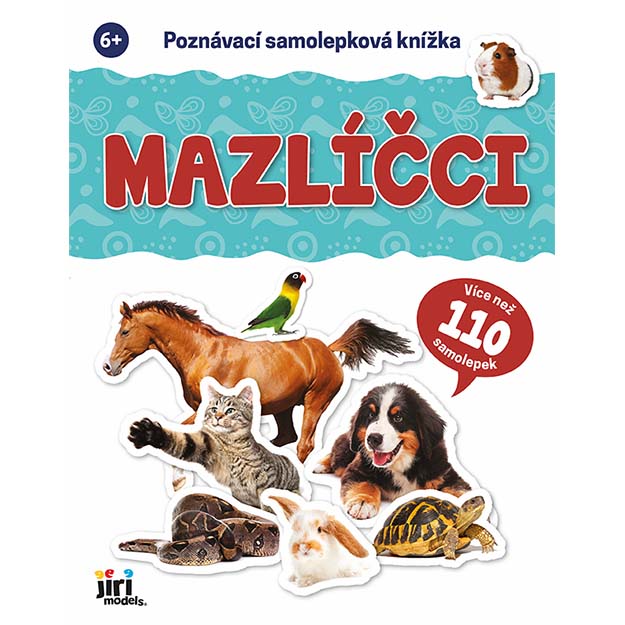 Poznávací samolepková knížka mazlíčci