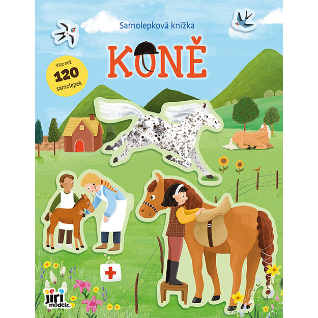 Samolepková knížka koně