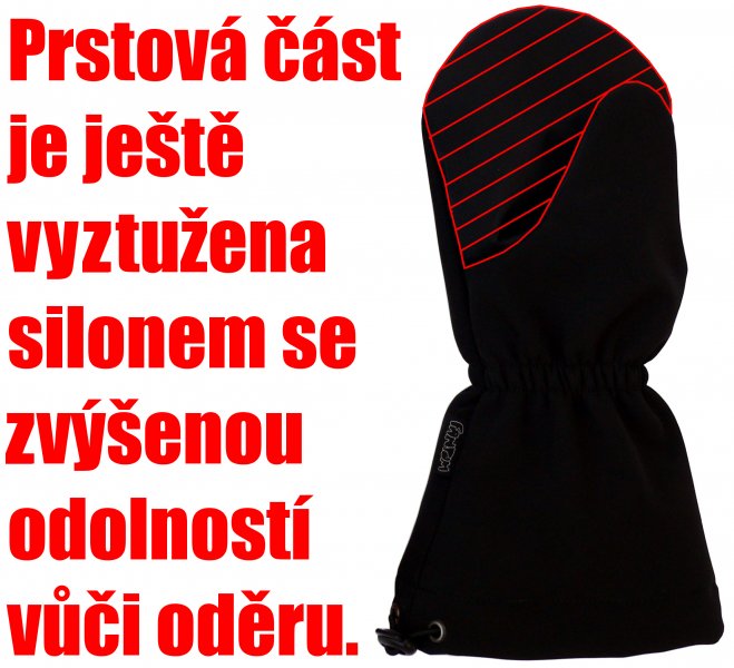 Sofshellové vysoké rukavice - foto 2