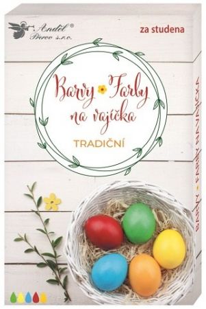 Barvy na vajíčka za studena