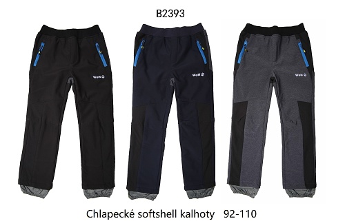 Chlapecké softshellové kalhoty