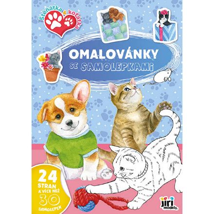 Omalovánky se samolepkami